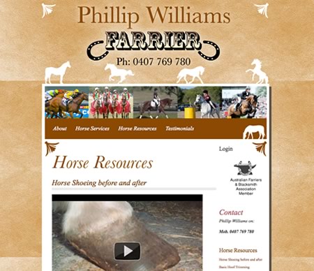 Phillip Williams - farrier