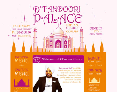 D'Tandoori Palace - Spicy side of the Web