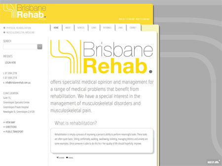Brisbane Rehab Website